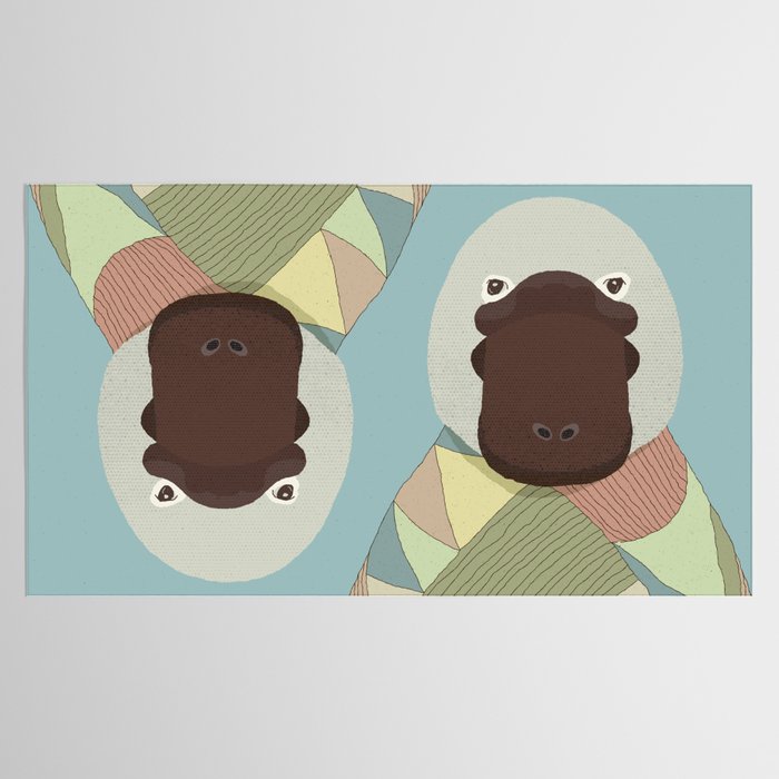 Whimsical Platypus II Tablecloth Gallery Image 2