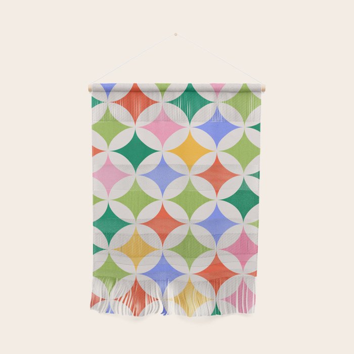 Festive Geometry Pattern Wall Hanging Gallery Image 1