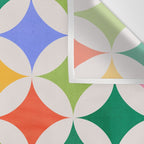 Festive Geometry Pattern Wall Tapestry Gallery Image 3