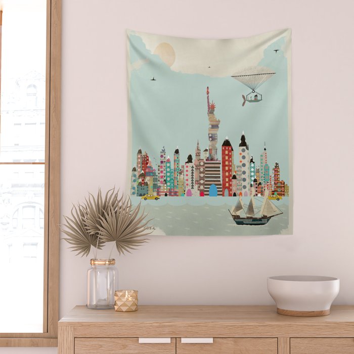 visit new york Wall Tapestry Gallery Image 2