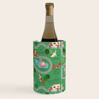 Fursics Cute Dog Park Physics Learning Pattern by Carrie Cantwell Educational STEM Playmat Design Wine Chiller Gallery Image 3