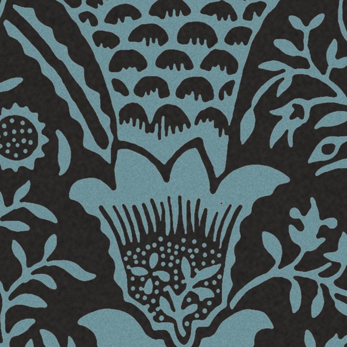 Tropical pattern black Coffee Mug Gallery Image 2