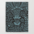Tropical pattern black Poster Gallery Image 4