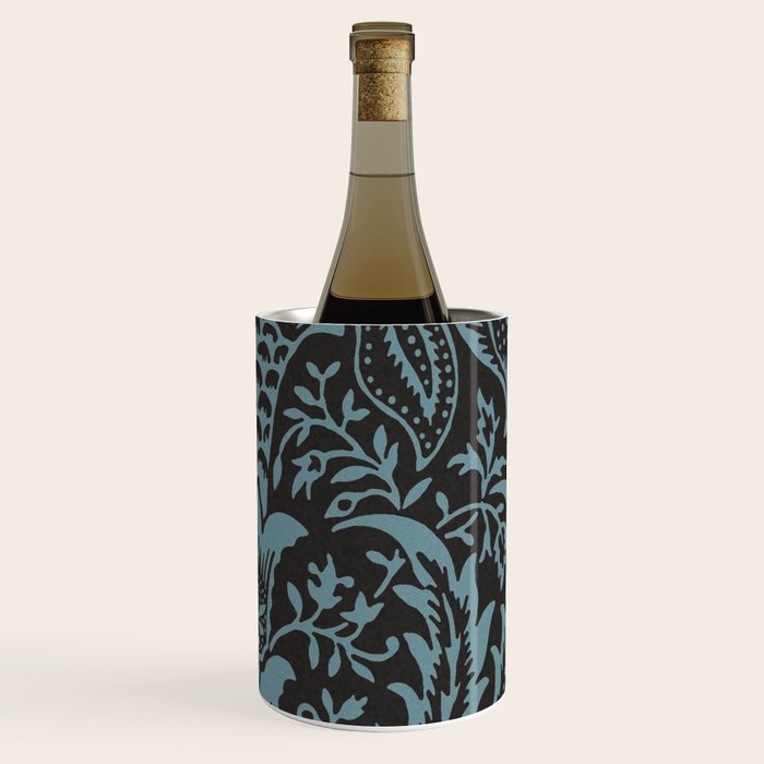 Tropical pattern black Wine Chiller Gallery Image 3