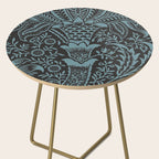 Tropical pattern black Side Table Gallery Image 2