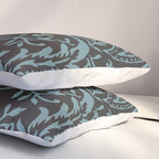 Tropical pattern black Pillow Sham Gallery Image 3