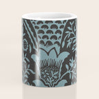 Tropical pattern black Coffee Mug Gallery Image 4