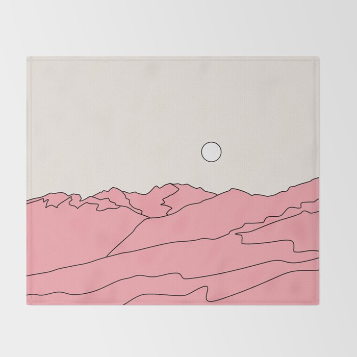 Abstract Landscape 28F Throw Blanket Gallery Image 2