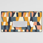 chequers irregular shapes Desk Mat Gallery Image 1