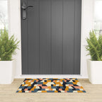 chequers irregular shapes Welcome Mat Gallery Image 3