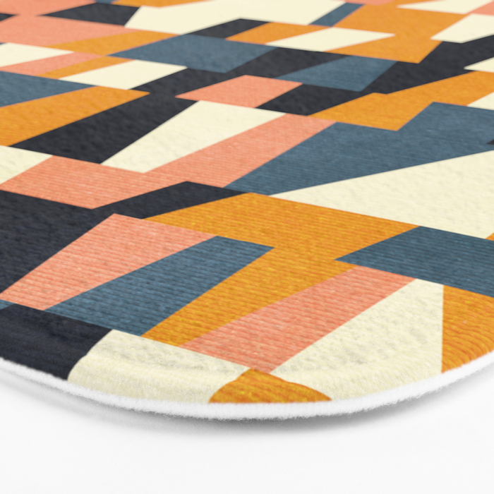 chequers irregular shapes Bath Mat Gallery Image 3