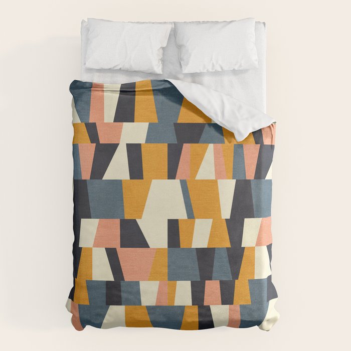 chequers irregular shapes Duvet Cover Gallery Image 6