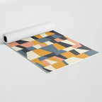 chequers irregular shapes Yoga Mat Gallery Image 2