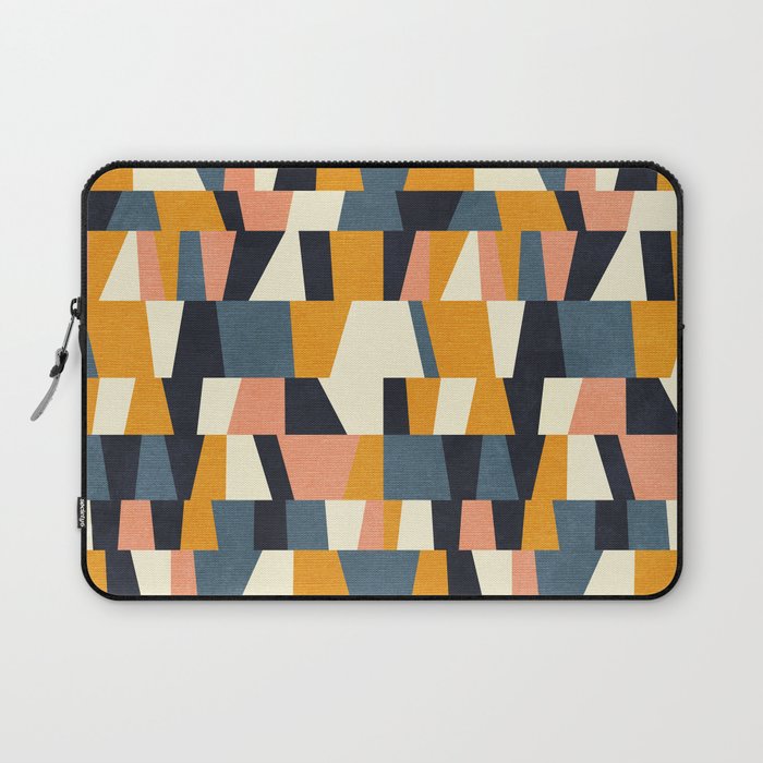 chequers irregular shapes Laptop Sleeve Gallery Image 1