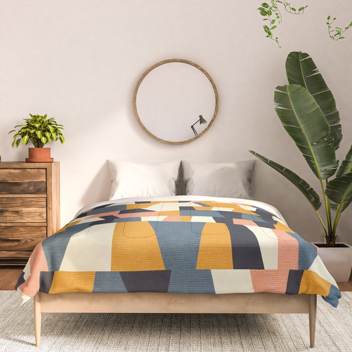 chequers irregular shapes Comforter Gallery Image 3