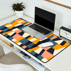 chequers irregular shapes Desk Mat Gallery Image 2