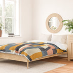 chequers irregular shapes Duvet Cover Gallery Image 2