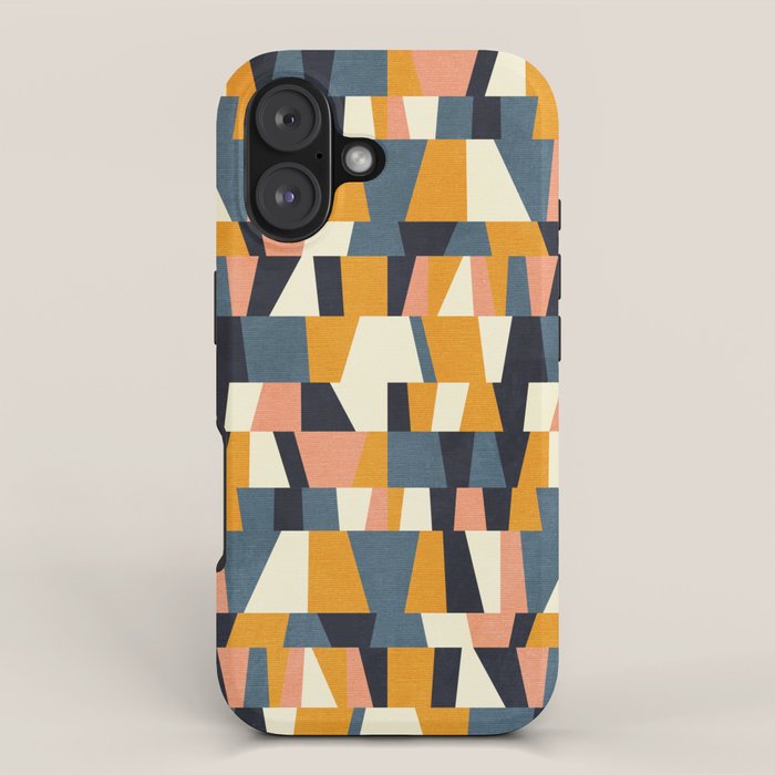 chequers irregular shapes iPhone Case Gallery Image 1