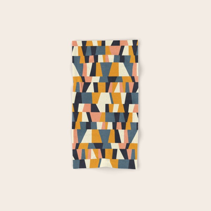 chequers irregular shapes Bath Towel Gallery Image 1