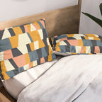 chequers irregular shapes Pillow Sham Gallery Image 2