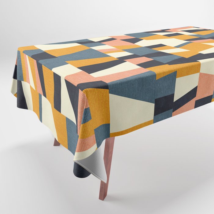 chequers irregular shapes Tablecloth Gallery Image 1