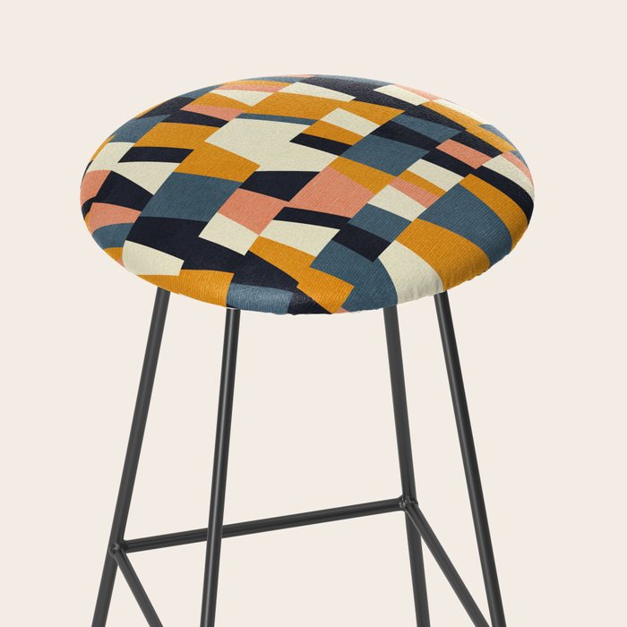 chequers irregular shapes Stool Gallery Image 2