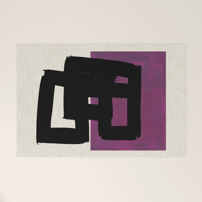 Square Grape Welcome Mat Gallery Image 1