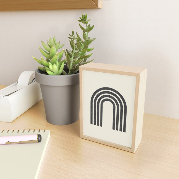 Woodblock arch Mini Art Print Gallery Image 2