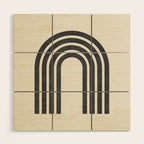 Woodblock arch Wood Wall Art Gallery Image 1