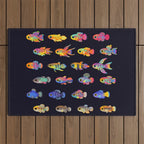 Killifish! Outdoor Rug Gallery Image 1