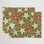 Poinsettia Pattern Placemat Gallery Image 1