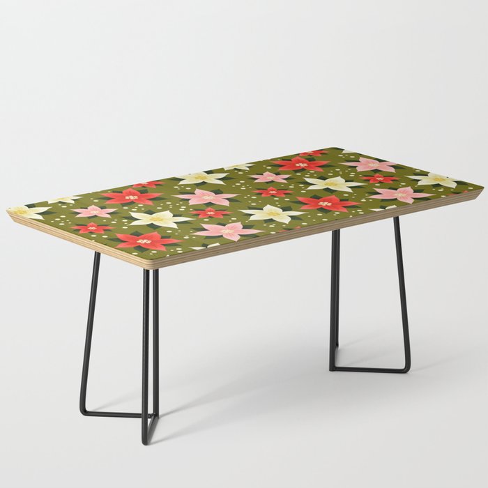 Poinsettia Pattern Coffee Table Gallery Image 1