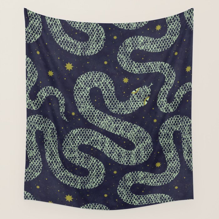 Space Serpent Wall Tapestry Gallery Image 1