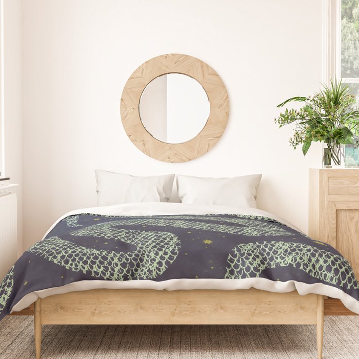 Space Serpent Duvet Cover Gallery Image 3