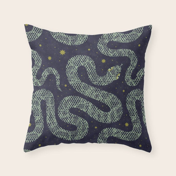 Space Serpent Throw Pillow Gallery Image 6