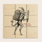 Gruss vom Krampus Wood Wall Art Gallery Image 1