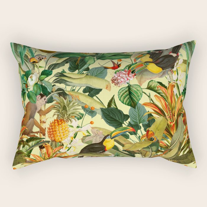 Exotic Jungle II Rectangular Pillow Gallery Image 1