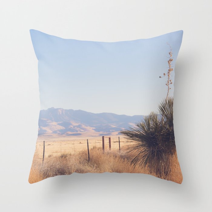 Marfa Morning Light Throw Pillow Gallery Image 6