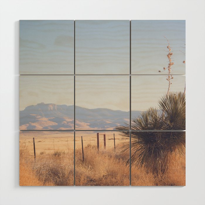 Marfa Morning Light Wood Wall Art Gallery Image 1