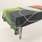 Minimal Colorful Abstract Shapes 2 Tablecloth Gallery Image 1