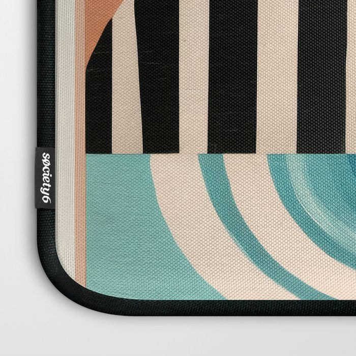 Retro Geometric Shapes 1 Laptop Sleeve Gallery Image 3