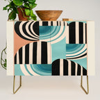 Retro Geometric Shapes 1 Credenza Gallery Image 1