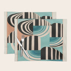 Retro Geometric Shapes 1 Placemat Gallery Image 1
