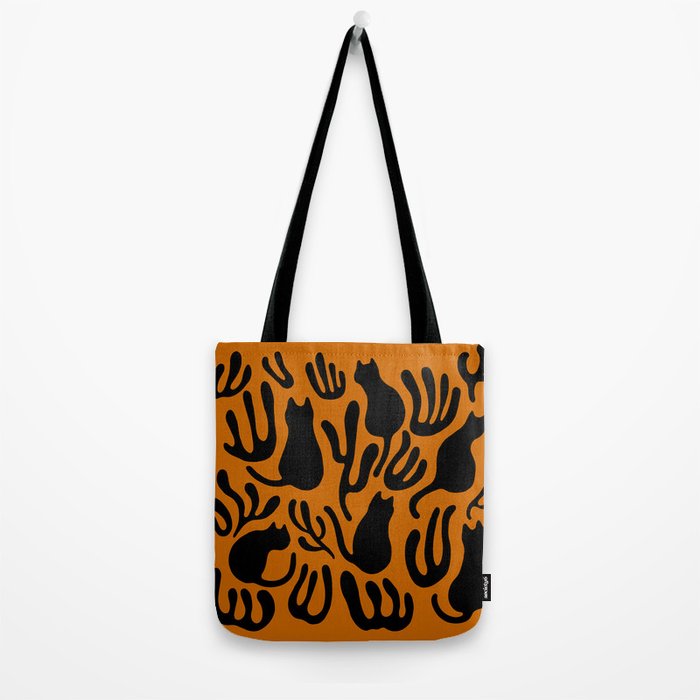 Pattern Cat 02a Autumn Tote Bag Gallery Image 2