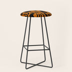 Pattern Cat 02a Autumn Stool Gallery Image 1