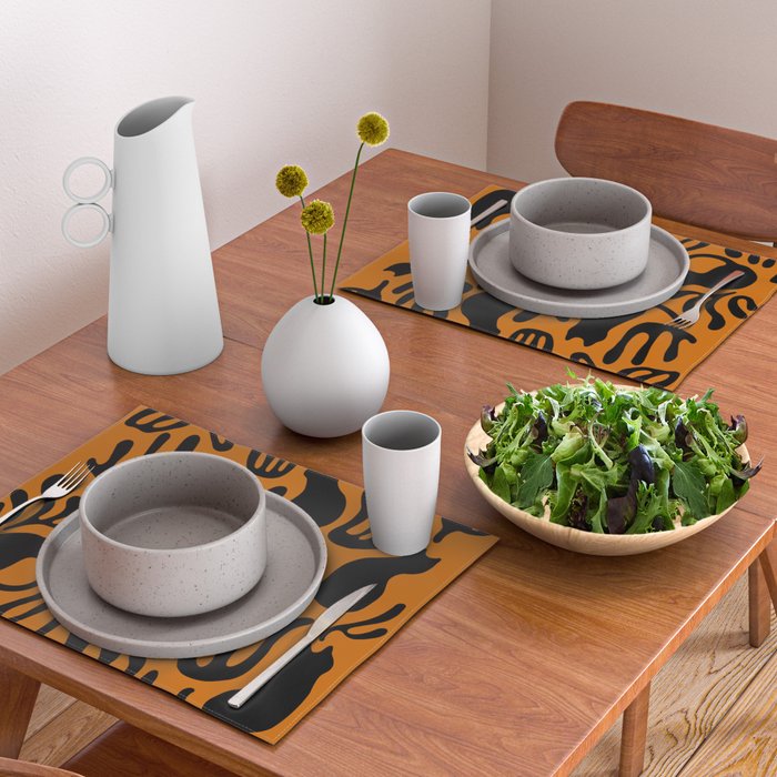 Pattern Cat 02a Autumn Placemat Gallery Image 2