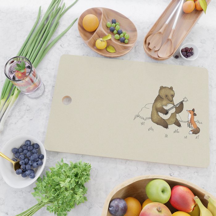 Bear & Fox Cutting Board Gallery Image 2