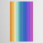 Classic Stripes XVI - Ombre Rainbow Tablecloth Gallery Image 2