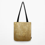 Gold Rush, Golden Shimmer Texture, Exotic Metallic Shine Graphic Design Tote Bag Gallery Image 2