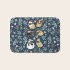 Christmas Pugs Bath Mat Gallery Image 1